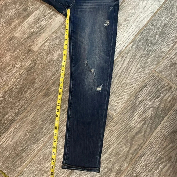 Willow & Root The Mom jean Medium wash Women’s size 25 Style WR150A Distressed - Picture 9 of 13